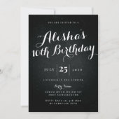 Galaxy Birthday Invitation Kaart (Voorkant)