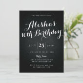 Galaxy Birthday Invitation Kaart (Staand voorkant)