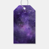 Galaxy Birthday Thank You | Space Science Party Cadeaulabel (Achterkant)