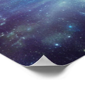 Galaxy Birthed uit het kruis Poster (Hoek)