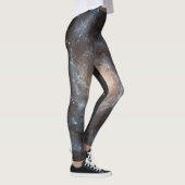 Galaxy Black Gold Yoga Pants Leggings (Rechts)