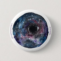 Galaxy Black Hole Pin