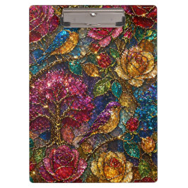Galaxy Bloem Vogels Patroon Klembord