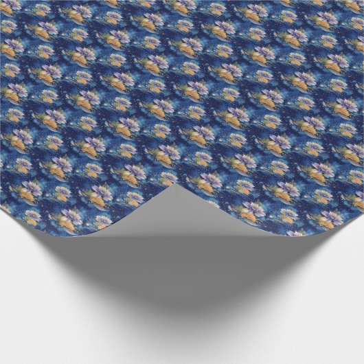 Galaxy Bloom Cadeaupapier (Hoek)