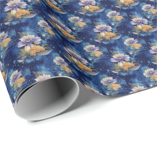 Galaxy Bloom Cadeaupapier (Rol Hoek)