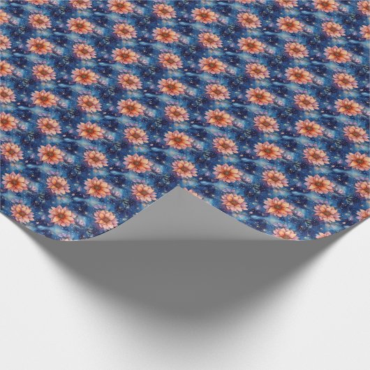Galaxy Bloom Cadeaupapier (Hoek)