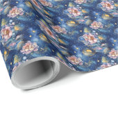 Galaxy Bloom Cadeaupapier (Rol Hoek)