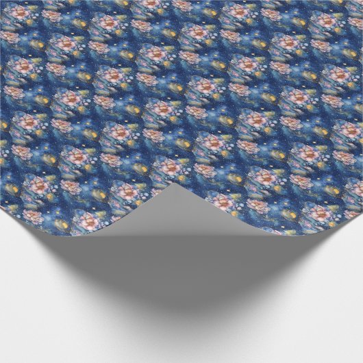 Galaxy Bloom Cadeaupapier (Hoek)