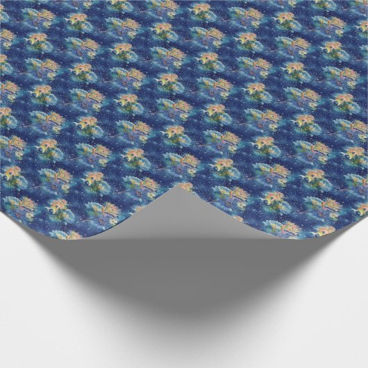 Galaxy Bloom Cadeaupapier (Hoek)