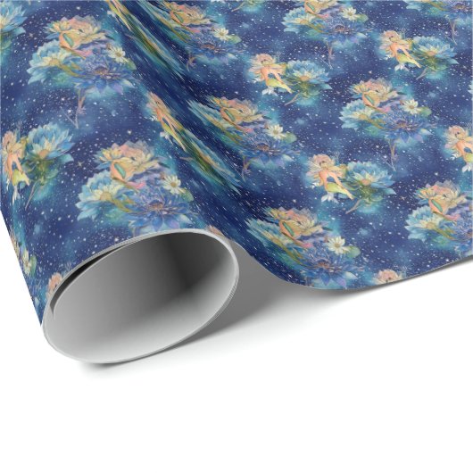 Galaxy Bloom Cadeaupapier (Rol Hoek)