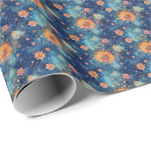 Galaxy Bloom Cadeaupapier (Rol Hoek)