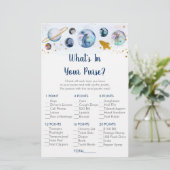 Galaxy Blue Gold Space wat er in uw paarse game zi (Staand voorkant)