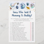 Galaxy Blue Space Raad wie zei dat het een spellet (Voorkant)