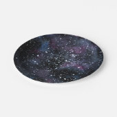 Galaxy Borden Galaxy Birthday Borden Papieren Bordje (Gekanteld)