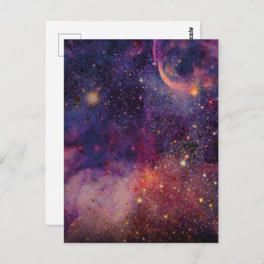 Galaxy Briefkaart (Voorkant / Achterkant)