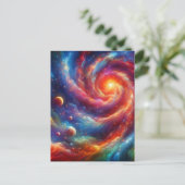 Galaxy Briefkaart (Staand voorkant)
