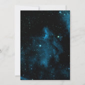 Galaxy Brodal Shower Invite Kaart (Achterkant)