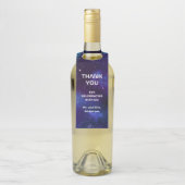Galaxy Bruiloft | Hemelse Sterrennacht Dankjewel Flessenhanger (Op fles)