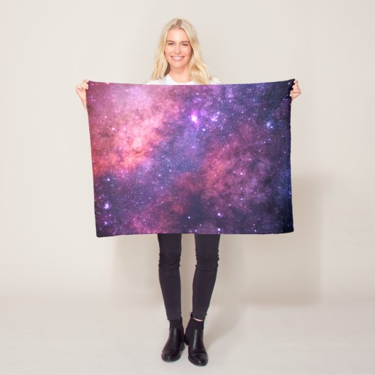 Galaxy Buiten Ruimtevaarten Stars Sky Universe Fle Fleece Deken (In situ)