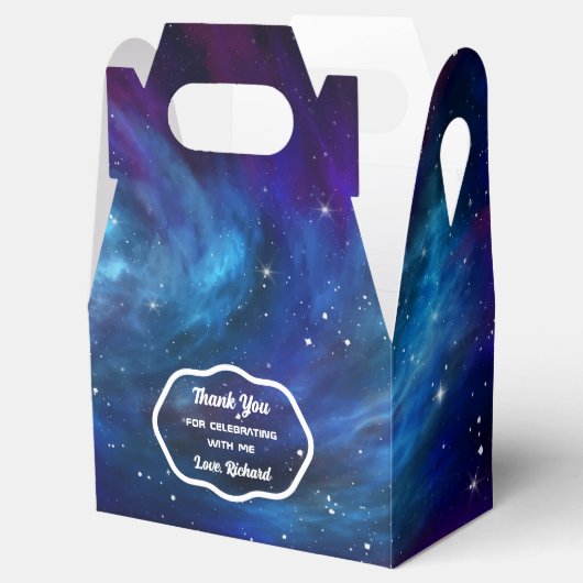 Galaxy Buitenruimte Birthday Party Bedankdoosjes (Geopend)