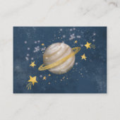 Galaxy Buitenruimte Planeten Maan Star Luier Raffl Informatiekaartje (Achterkant)