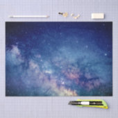Galaxy Buitenspace Sky Stars Celestial Blue Tissuepapier (Craft)