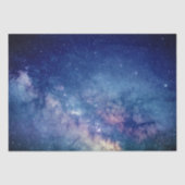 Galaxy Buitenspace Sky Stars Celestial Blue Tissuepapier (Voorkant)