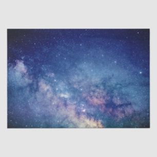 Galaxy Buitenspace Sky Stars Celestial Blue Tissuepapier