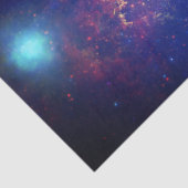 Galaxy Buitenspace Sky Stars Celestial Blue Tissuepapier (Detail)