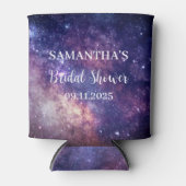 Galaxy Buitenspaskraag Sterrennacht bruiloft Blikjeskoeler (Voorkant)