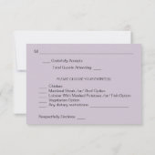 Galaxy Buitenspatie met maaltijdkaart RSVP (Achterkant)