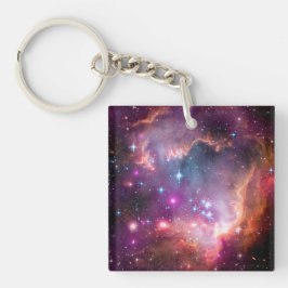 Galaxy Buitenspatie sterren Interstellaire nevel Sleutelhanger