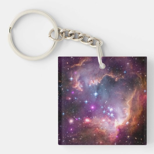 Galaxy Buitenspatie sterren Interstellaire nevel Sleutelhanger (Voorkant)