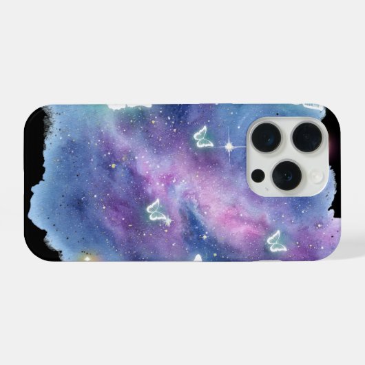 Galaxy Butterfly Phone Case iPhone Hoesje (Achterkant horizontaal)