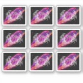 Galaxy Cancer Constellation Zodiac Sign Sticker (Voorkant)