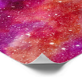 Galaxy Cancer Constellation Zodiac Sign Wall Art Poster (Hoek)