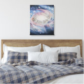 galaxy canvas afdruk (Insitu (Slaapkamer))