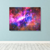 galaxy canvas afdruk (Insitu (Houten vloer))
