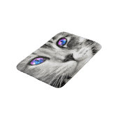 Galaxy Cat Bath Mat (Gekanteld)