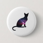 Galaxy Cat Button (Voorkant)