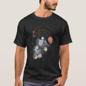 Galaxy Cat Himalayan Ragdoll Birman Cool Cat en K T-shirt (Voorkant)