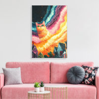 Galaxy Cat - Kosmische Kunst