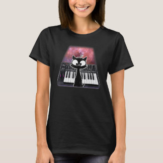 Galaxy Cat Musical Instrument Modular Synthesizer T-shirt