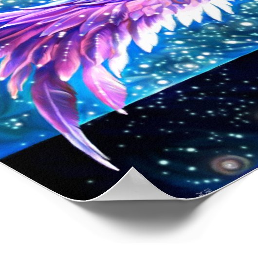 Galaxy Cat Poster (Hoek)