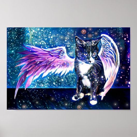 Galaxy Cat Poster (Voorkant)