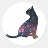 Galaxy Cat Sticker 3 (Voorkant)