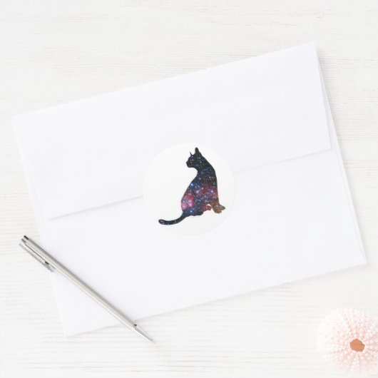 Galaxy Cat Sticker 3 (Envelop)