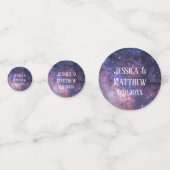 Galaxy Celestial Constellation Sterren Bruiloft Confetti (Voorkanten)