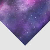 Galaxy Celestial Sterren Blauw & Paarse Space Nebu Tissuepapier (Detail)