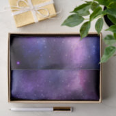 Galaxy Celestial Sterren Blauw & Paarse Space Nebu Tissuepapier (Geschenk)